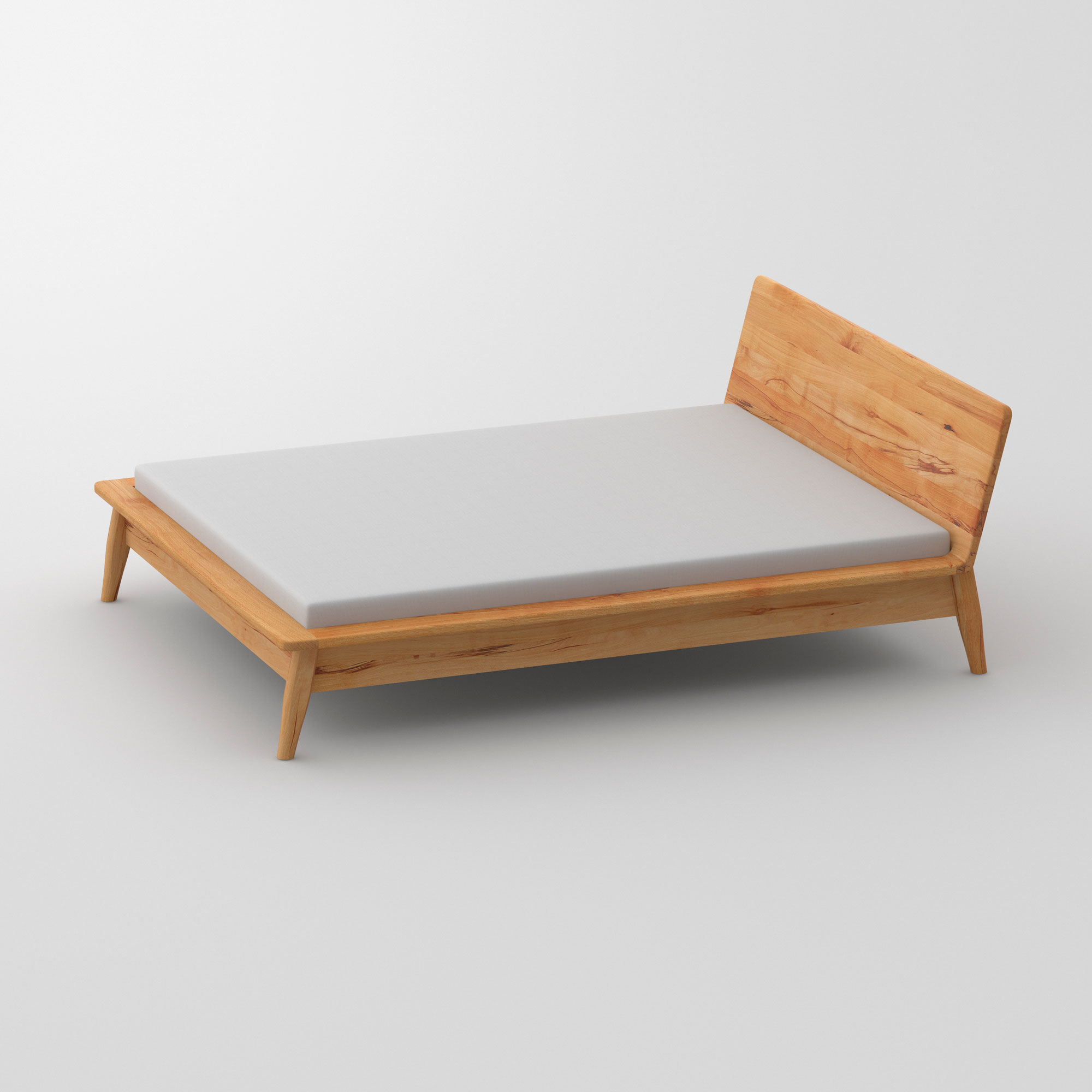 Designer Bed AETAS cam2 custom made in solid wood by vitamin design
