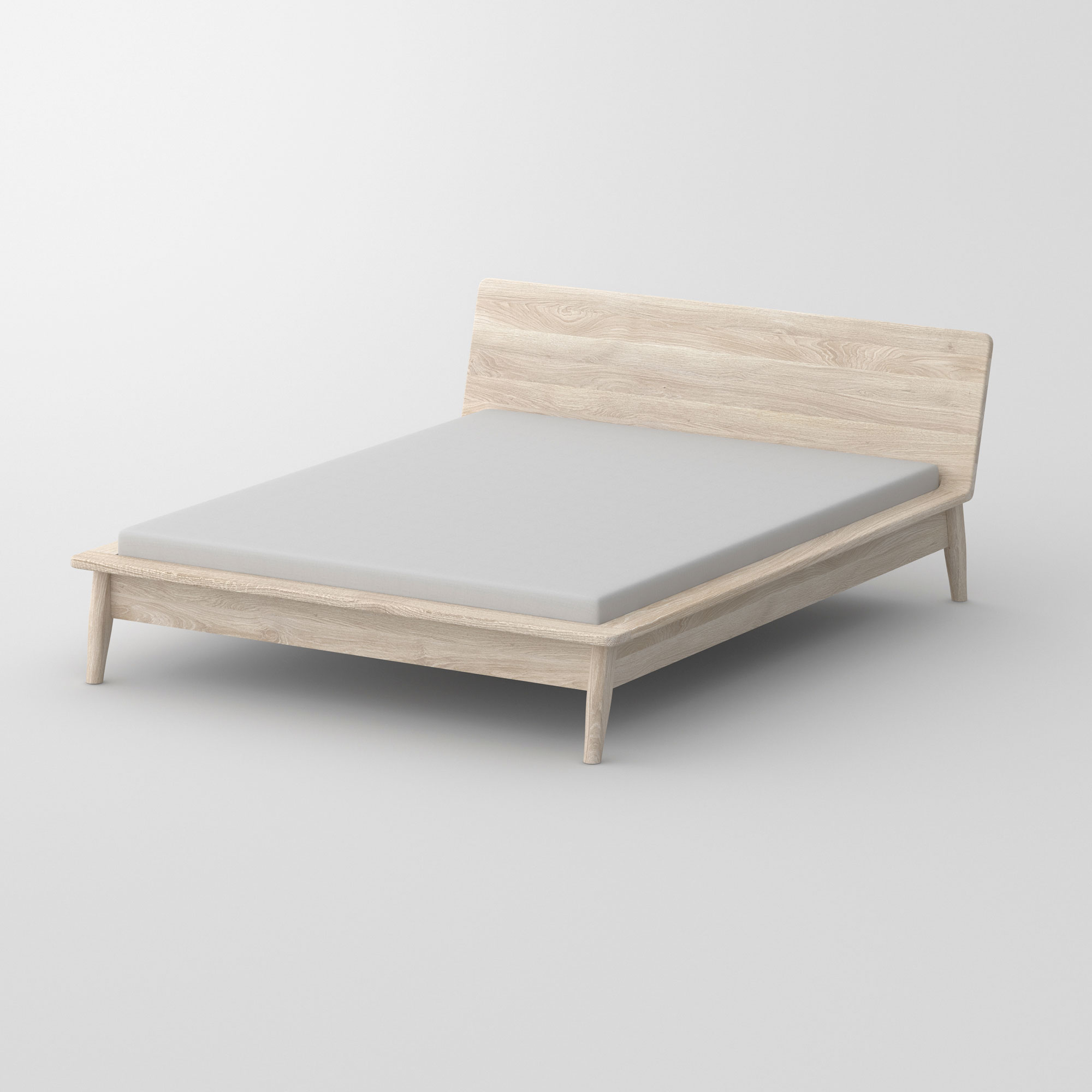 Designer Bed AETAS cam3 custom made in solid wood by vitamin design