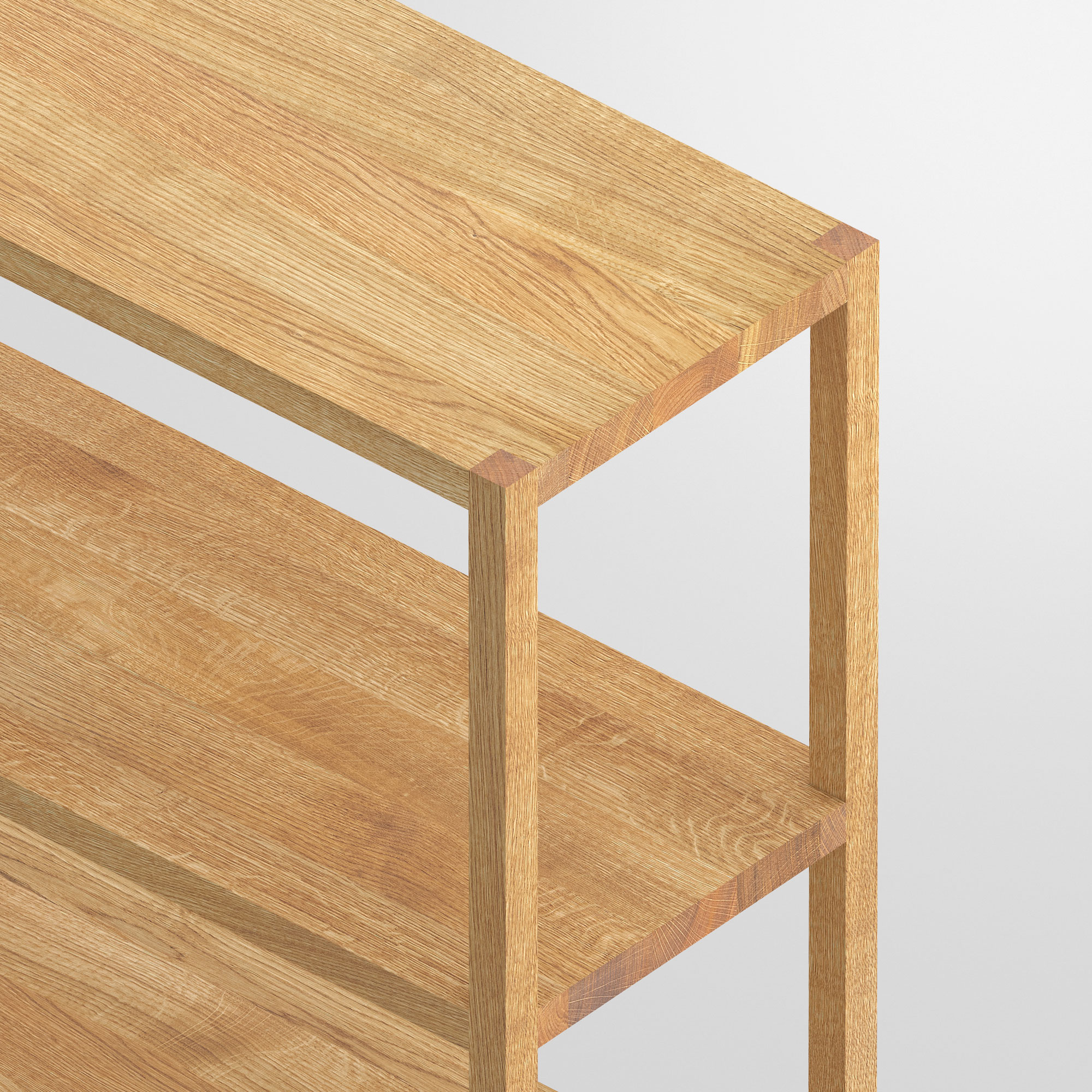 Linoleum Wood Shelf SENA cam4 custom made in solid wood by vitamin design