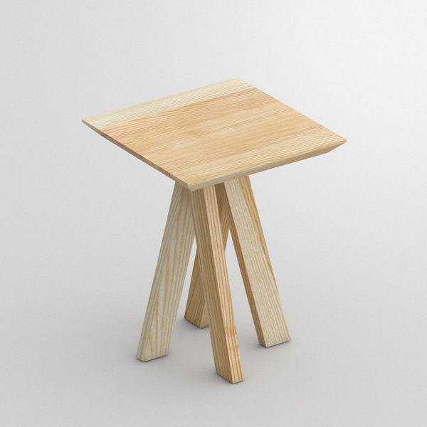 Designer Coffee Table ZIRKEL QG custom made in Solid ash, oiled by vitamin design