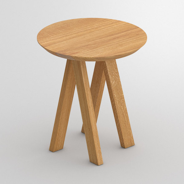 Designer Coffee Table ZIRKEL RG custom made in Solid oak, oiled by vitamin design