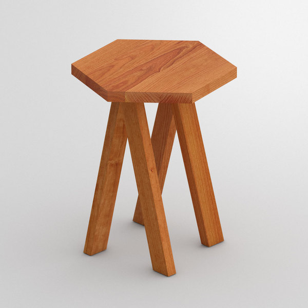 Designer Coffee Table ZIRKEL S custom made in Solid American cherrywood, oiled by vitamin design