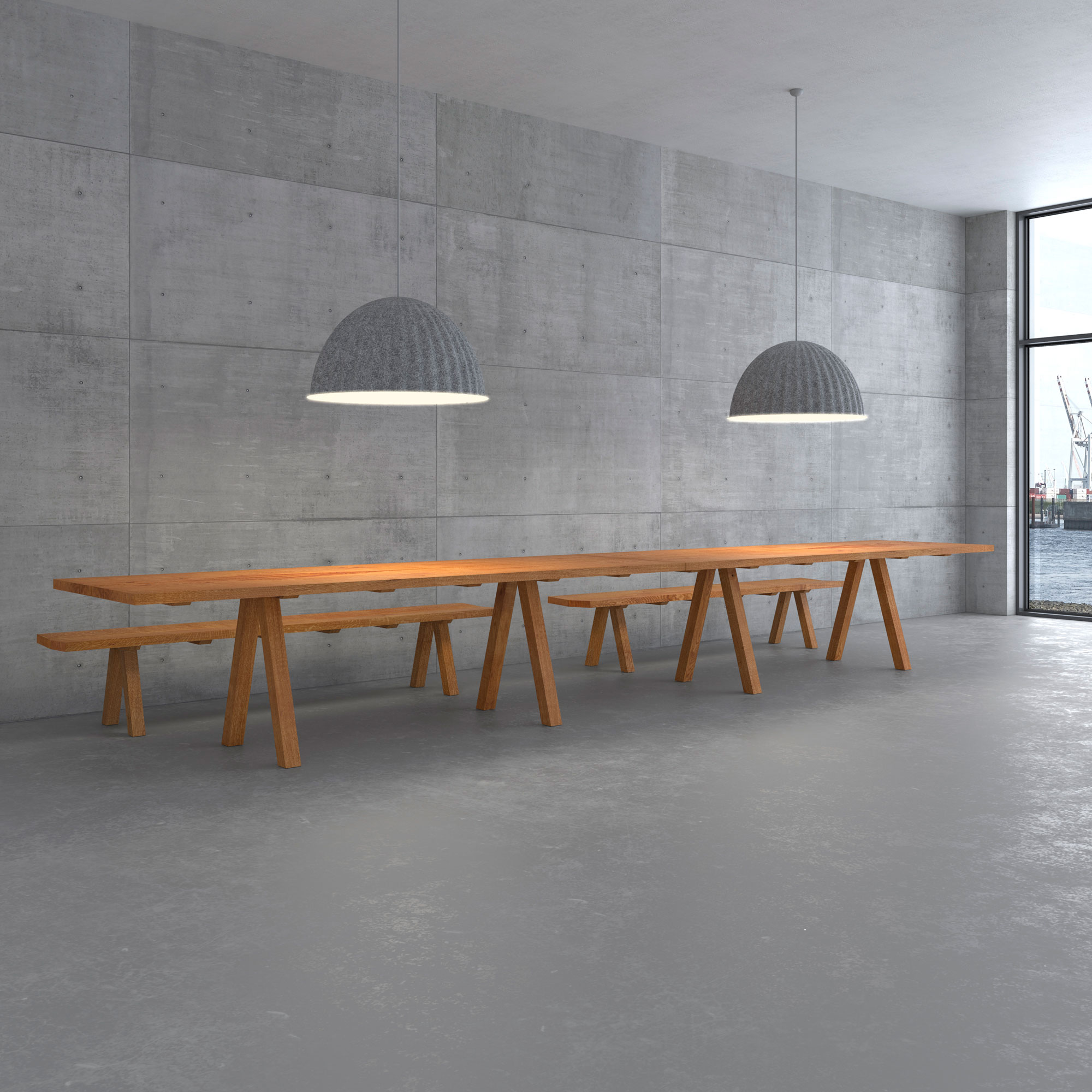 Designer Tree Trunk Table PAPILIO cam1 custom made in solid wood by vitamin design