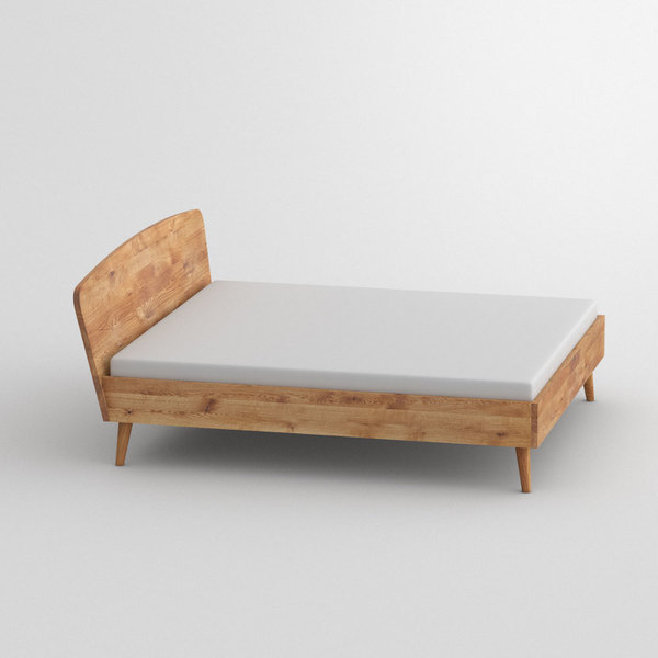 Design Bed CALOR cam1 custom made in Solid knotty oak, oiled by vitamin design