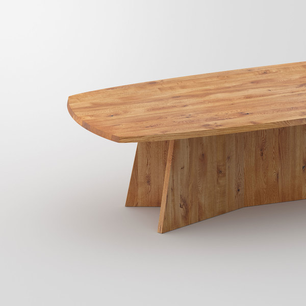 Design Dining Table LOTUS cam4 custom made in solid wood by vitamin design