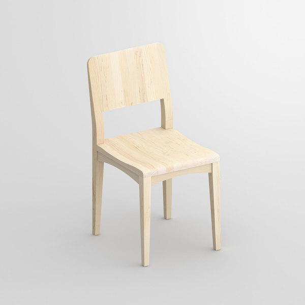 Solid Wood Chair INTUS cam1 custom made in solid wood by vitamin design