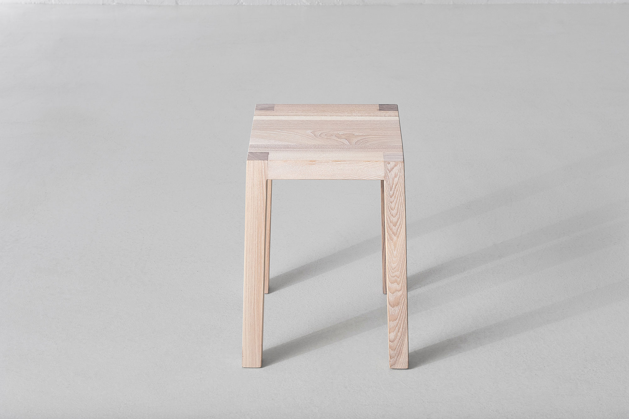 Solid Wood Stool TANTUM Edited custom made in solid wood by vitamin design