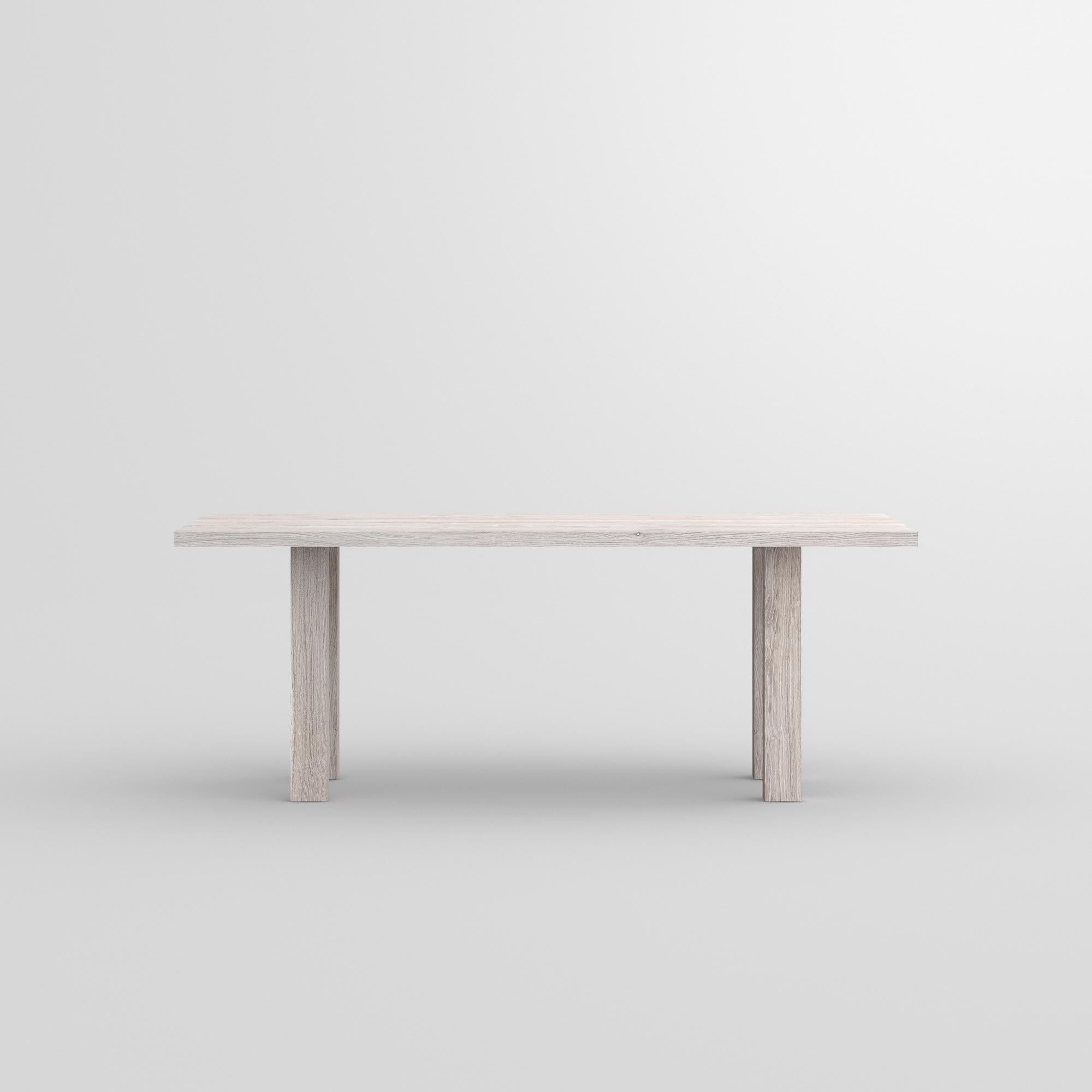 Frameless Table DUCK cam2 custom made in solid wood by vitamin design