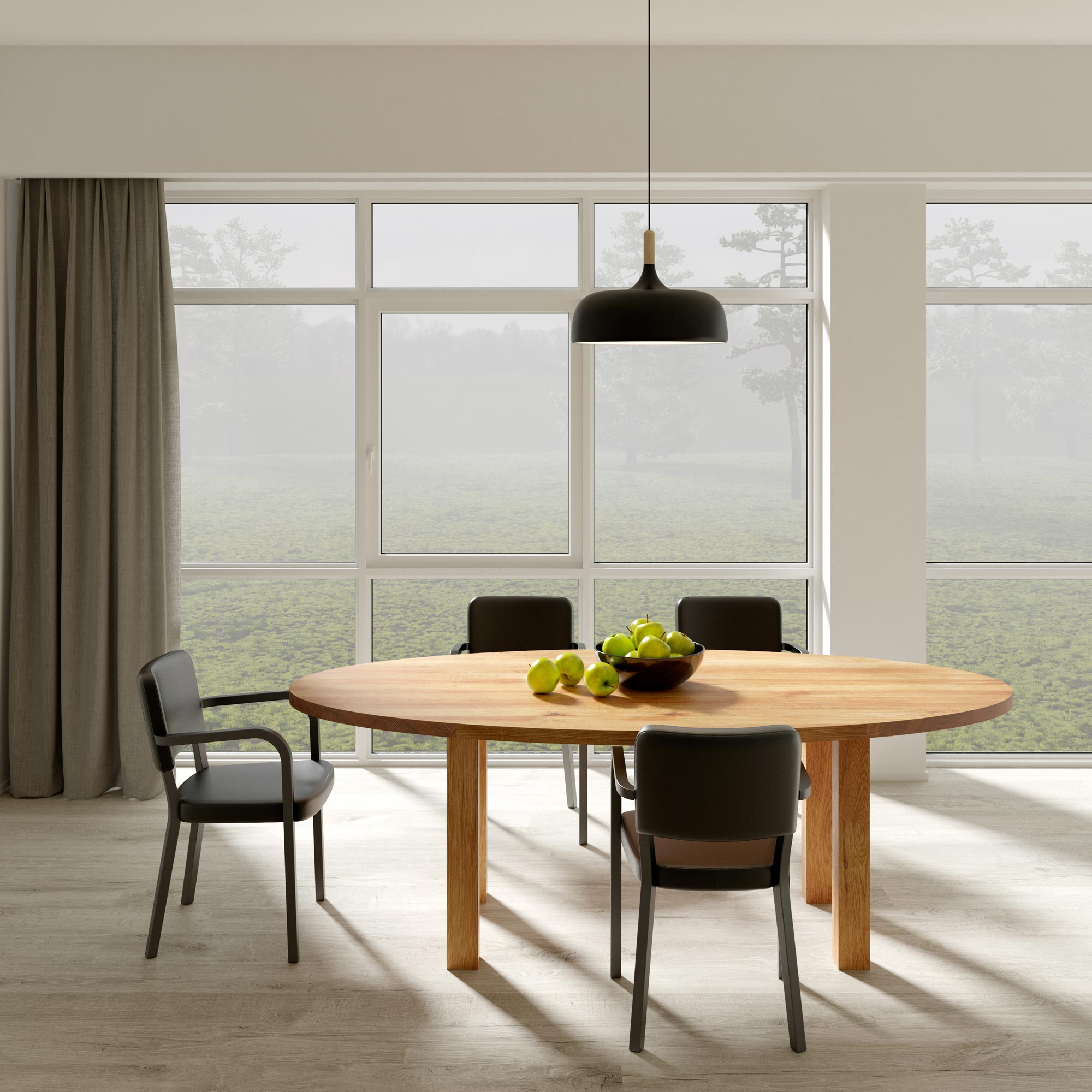  Table DUCK OVAL cam1 custom made in solid wood by vitamin design