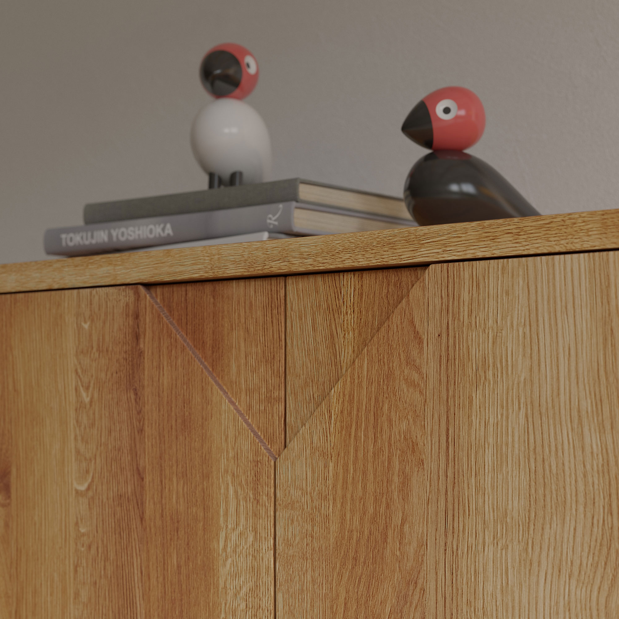 Triangle Sideboard PYRA cam10000 custom made in solid wood by vitamin design