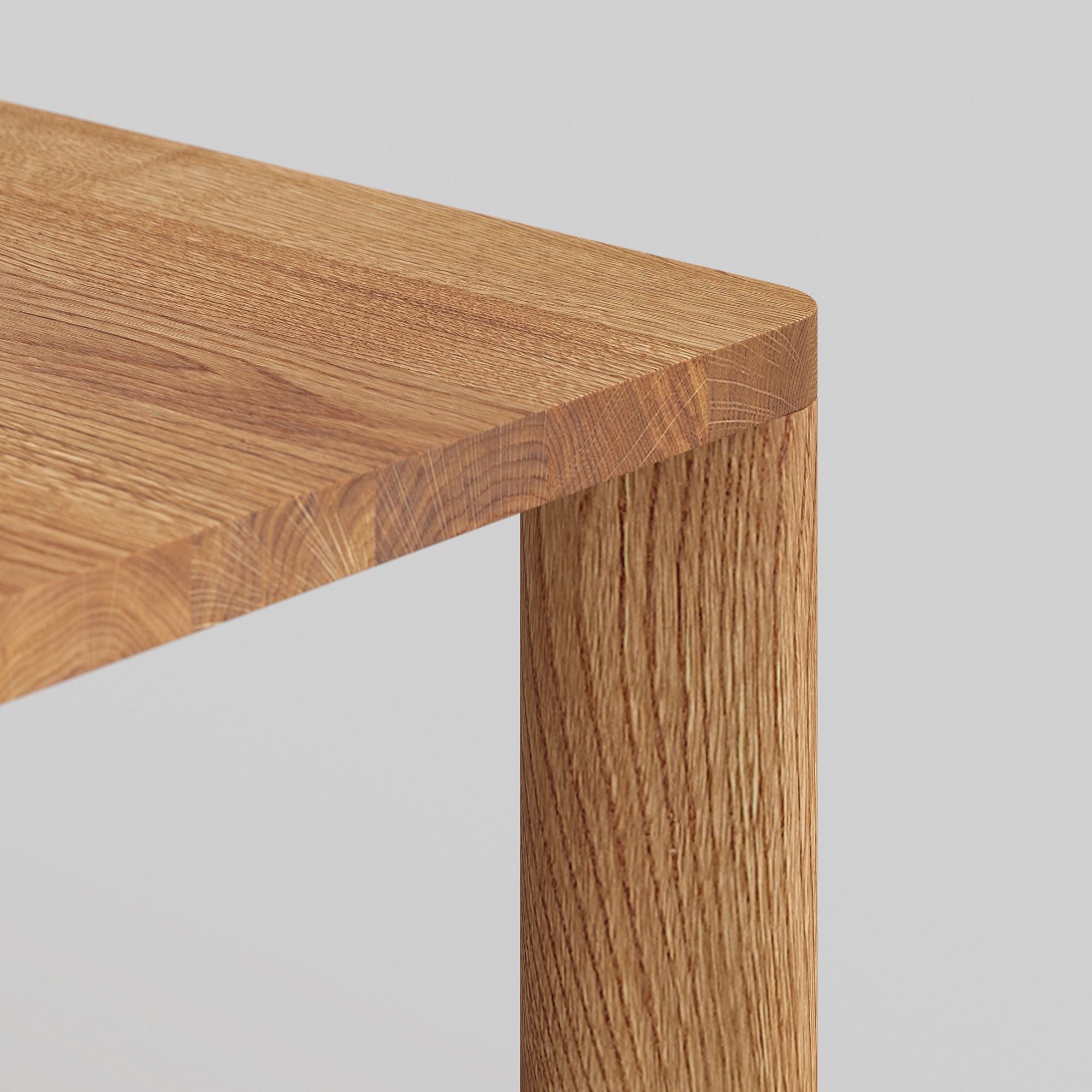 Frameless Solid Wood Table MOLLIS cam10000 custom made in solid wood by vitamin design