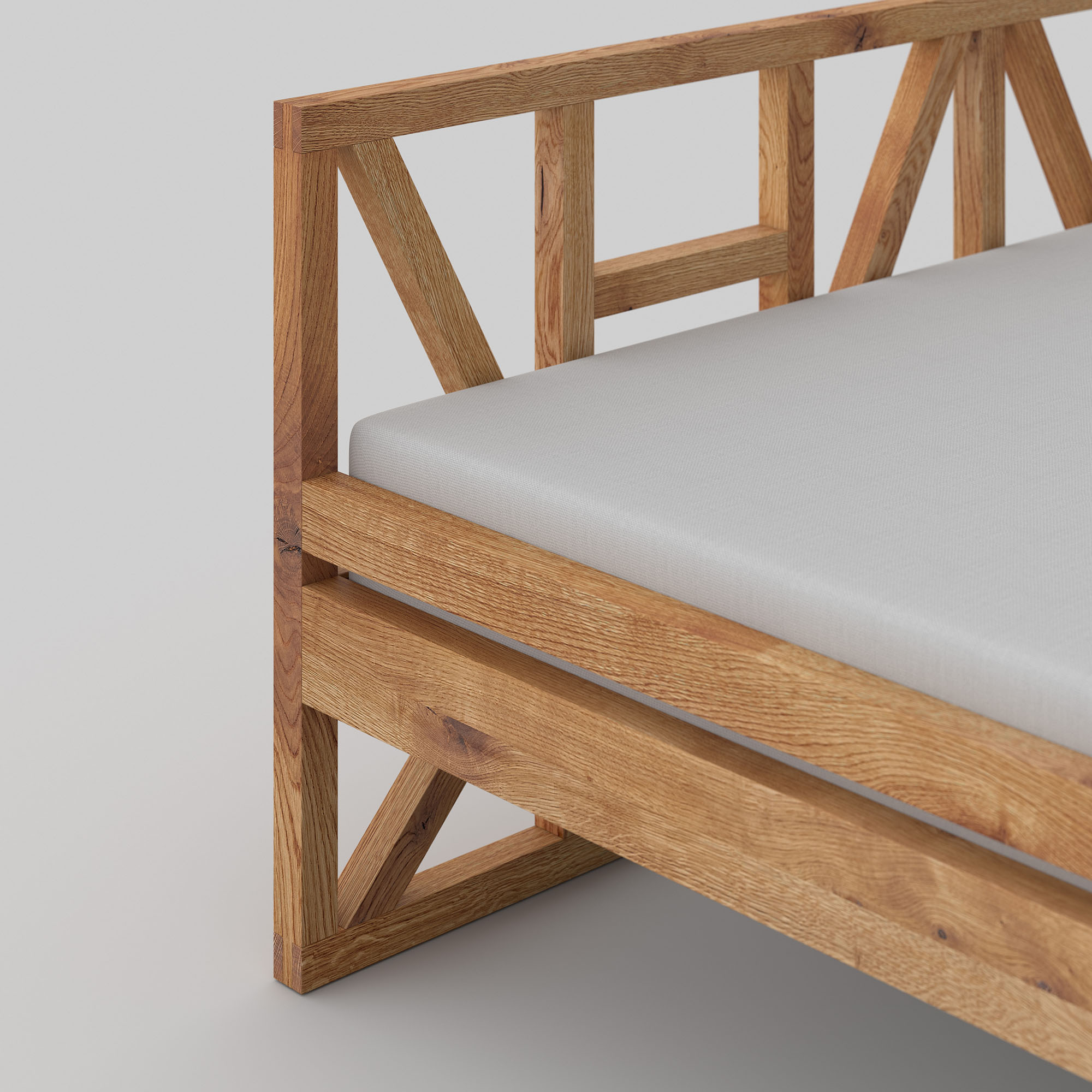 Designer Solid Wood Bed FACHWERK cam4 custom made in solid wood by vitamin design