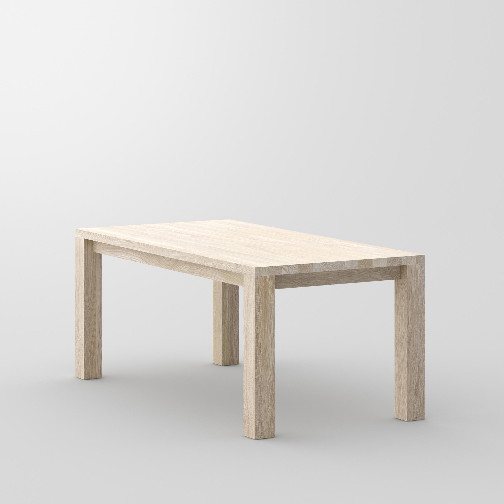 Wood Dining Table CUBUS 4 B10X10 cam3 custom made in solid wood by vitamin design