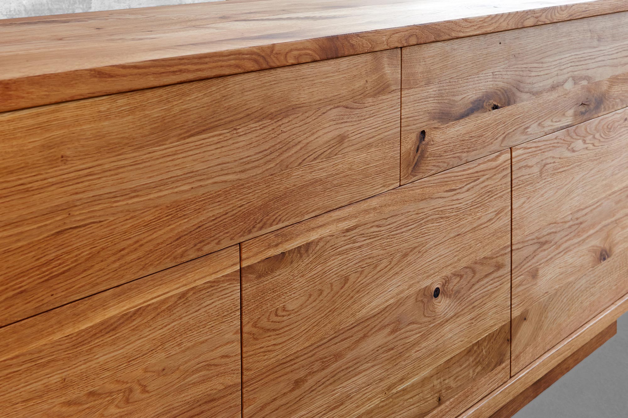Wooden Designer Sideboard LINEA VDC8879 custom made in solid wood by vitamin design