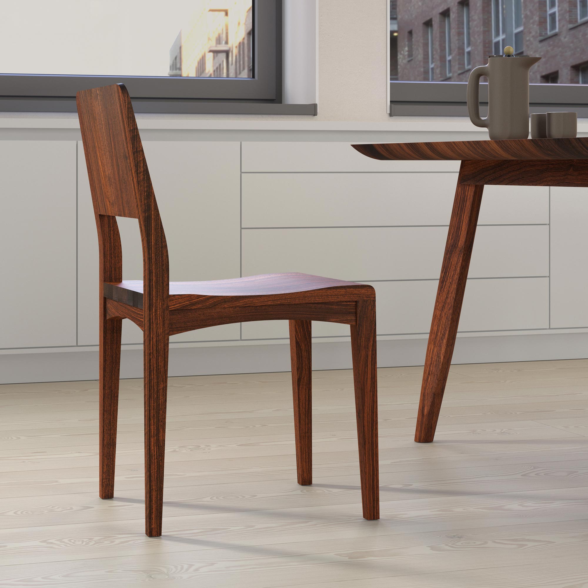 Solid Wood Chair INTUS Cam3 custom made in solid wood by vitamin design