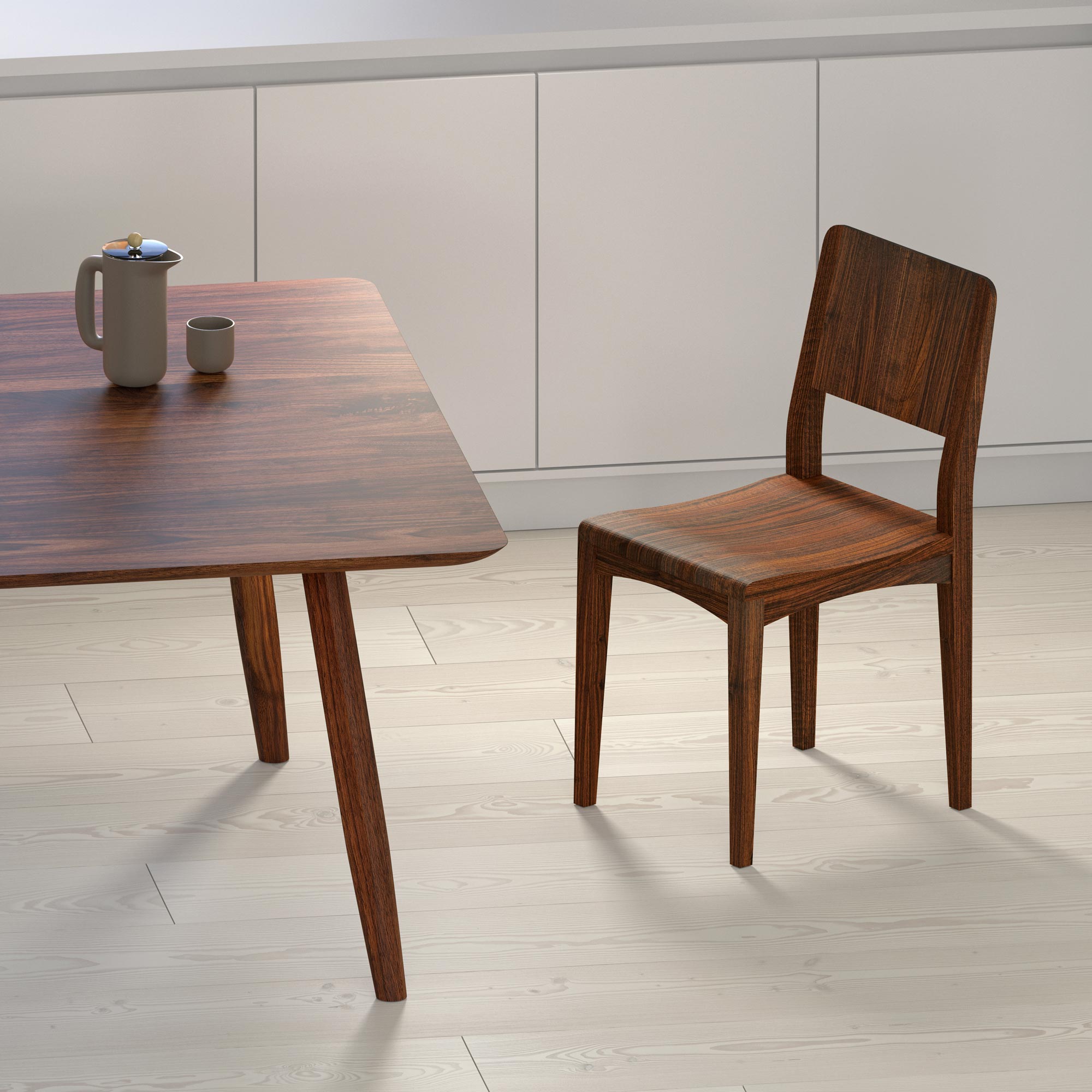 Solid Wood Chair INTUS Cam2 custom made in solid wood by vitamin design